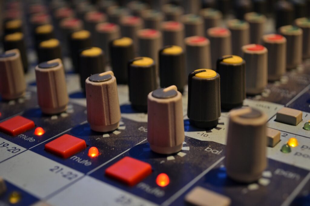 mixing board