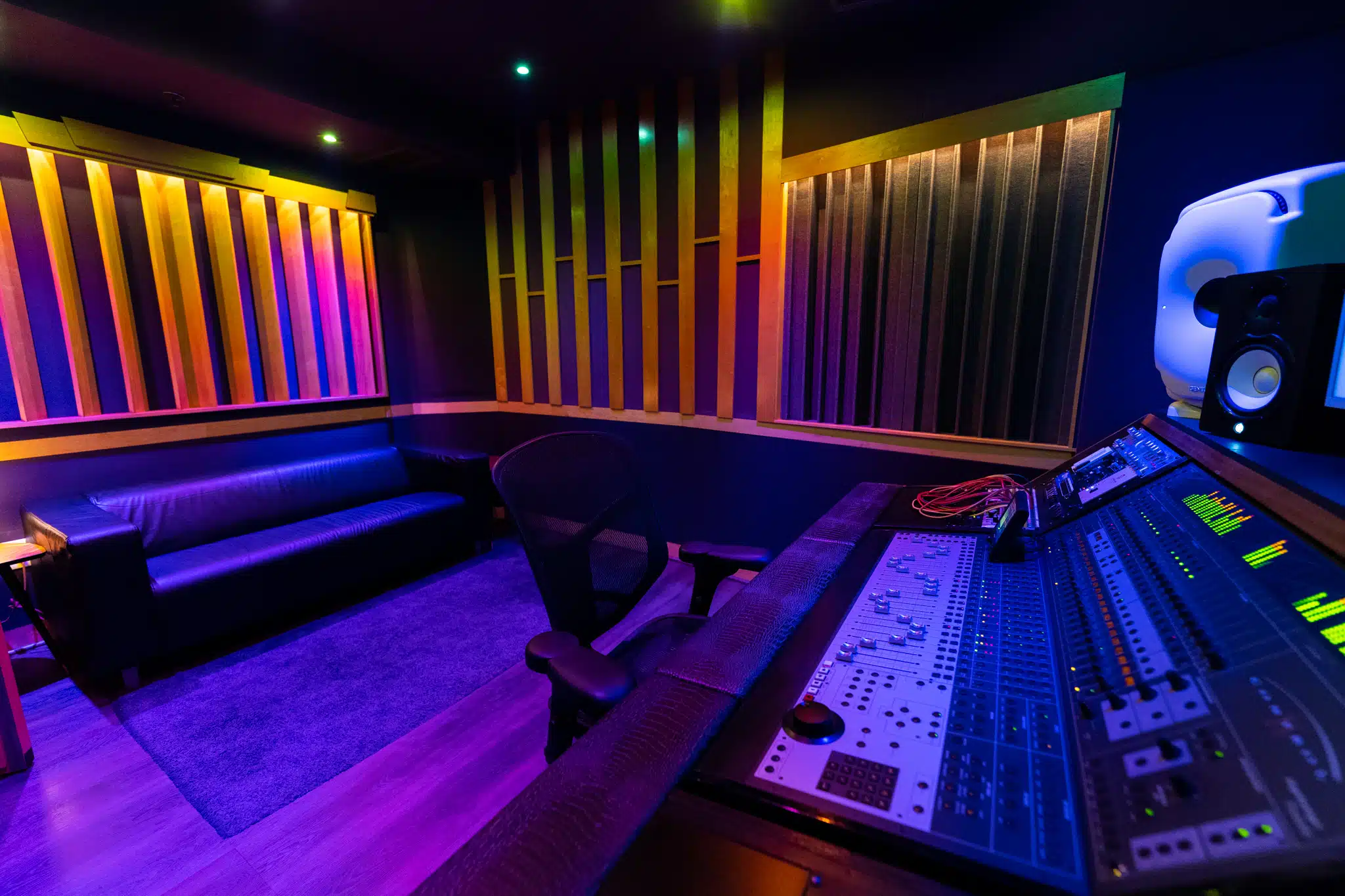 Diffusers in the Apollo Room that would be needed for a Home Studio