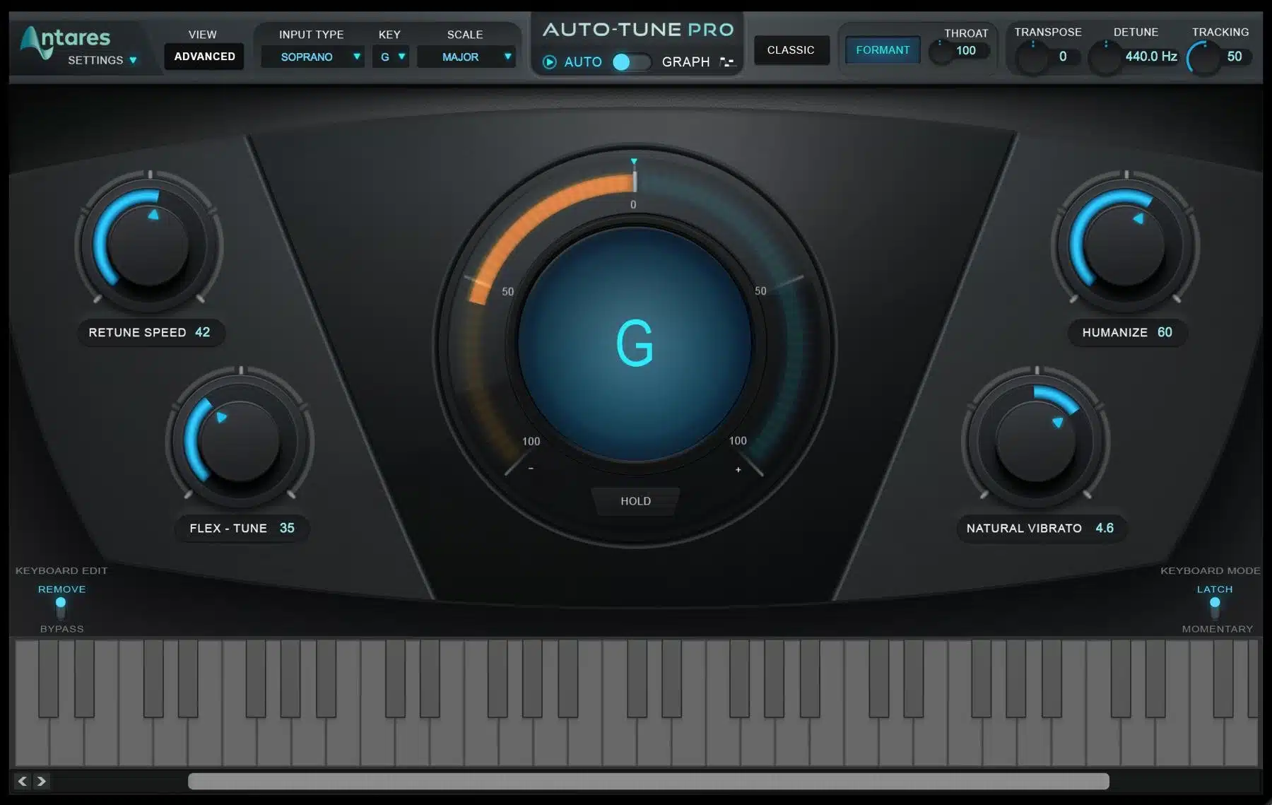 AutoTune being used