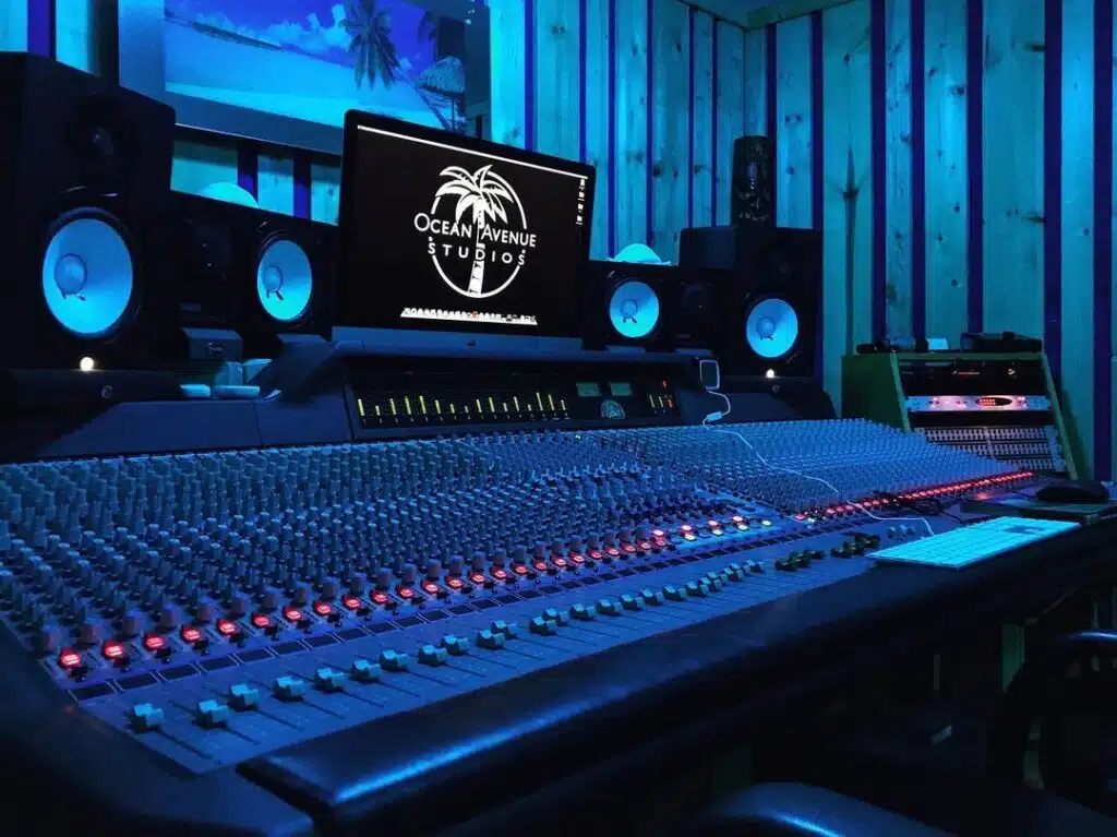 Ocean Avenue Studios top 10 Florida recording studios 