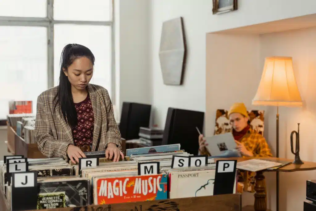 music business record store